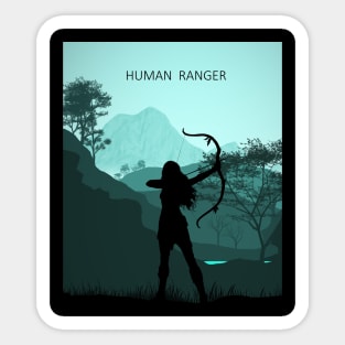 Human Ranger Sticker